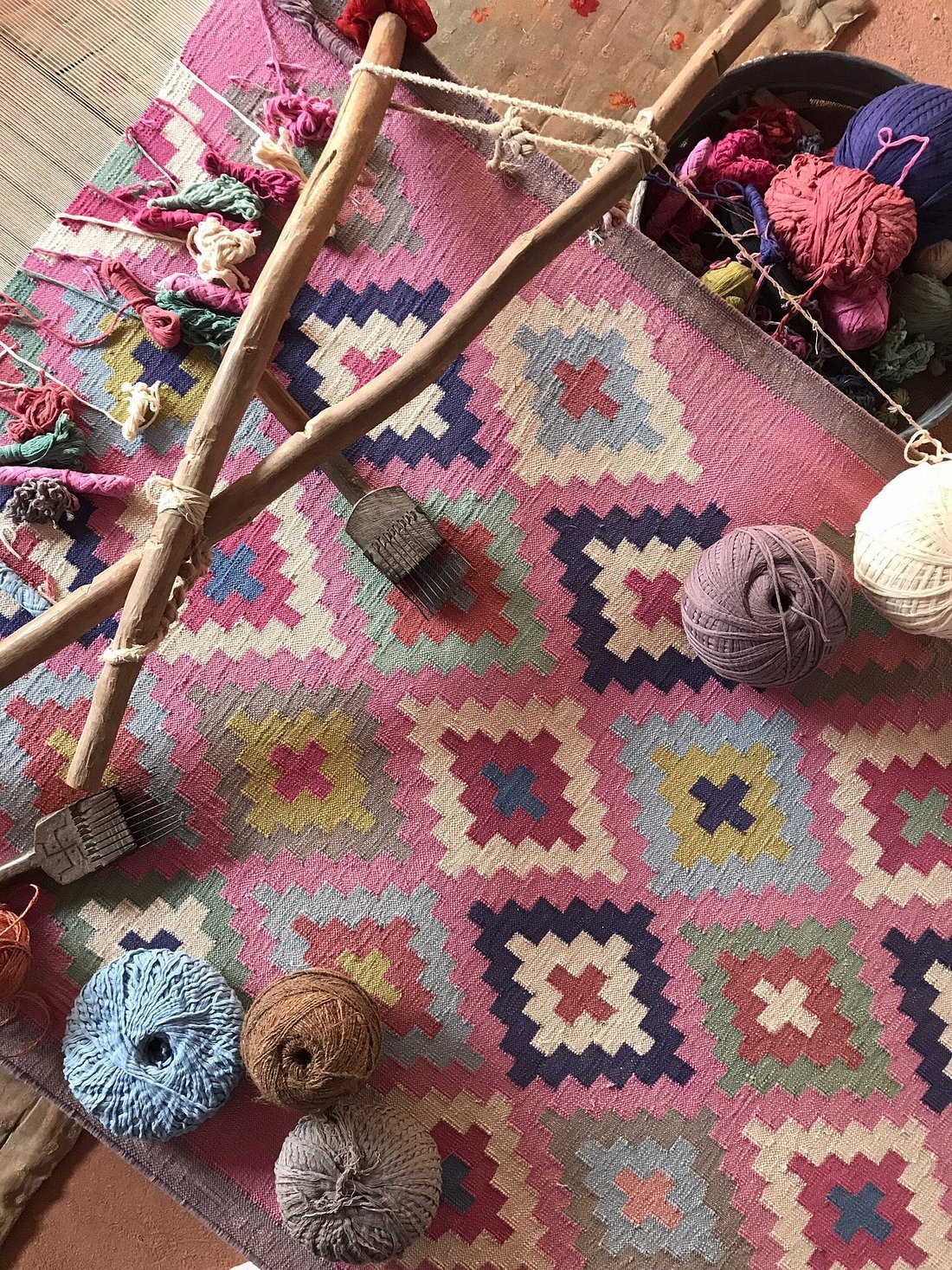 Local families and dhurrie weaving heritage